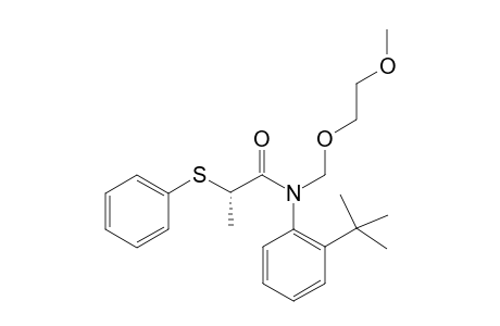 (Ra*,2S*)-N-(2-tert-Butylphenyl)-N-(2-methoxyethoxymethyl)-2-(phenylsulfenyl)propionamide