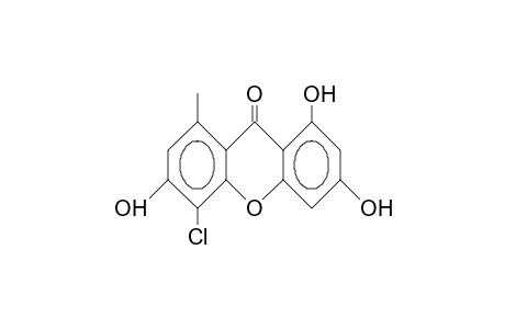 5-Chloro-1,3,6-trihydroxy-8-methyl-xanthone