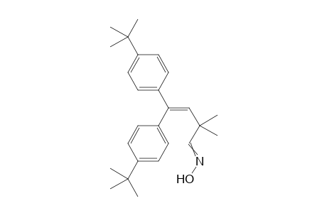 4,4-Di-(p-tert-butylphenyl)-2,2-dimethylbut-3-enal oxime