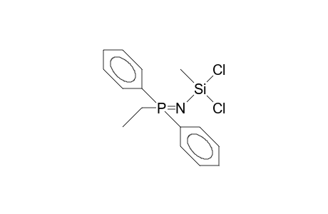 (Dichloro-methyl-silylimino)-diphenyl-ethyl-phosphorane