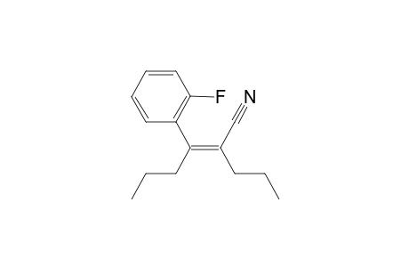 (Z)-3-(2-fluorophenyl)-2-propylhex-2-enenitrile