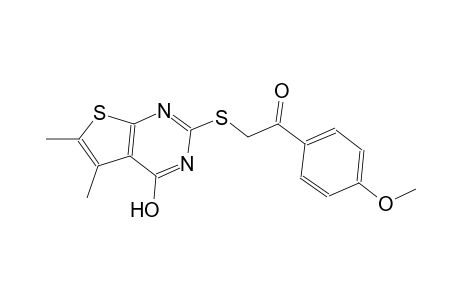 ethanone, 2-[(4-hydroxy-5,6-dimethylthieno[2,3-d]pyrimidin-2-yl)thio]-1-(4-methoxyphenyl)-