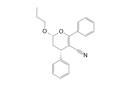 cis-2-Propoxy-4,6-diphenyl-3,4-dihydro-2H-pyran-5-carbonitrile