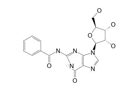 2-N-BENZOYL-[15N1]-GUANOSINE
