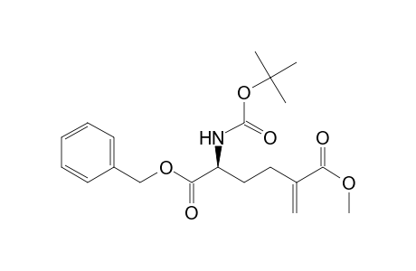 1-Benzyl 6-Methyl- 2(S)-[(tert-Butoxycarbonyl)amino]-5-methylidenehexanedioate