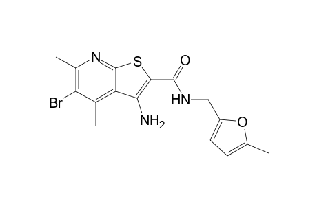 N2-(5-Methyl-2-furylmethyl)-3-amino-5-bromo-4,6-dimethylthieno[2,3-b]pyridine-2-carboxamide