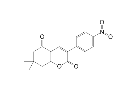 7,7-Dimethyl-3-(4-nitrophenyl)-5-oxo-5,6,7,8-tetrahydrocoumarin