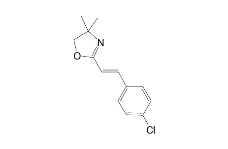 (E)-2-[2-(4-Chlorophenyl)vinyl]-4,4-dimethyl-4,5-dihydro-1,3-dioxazole