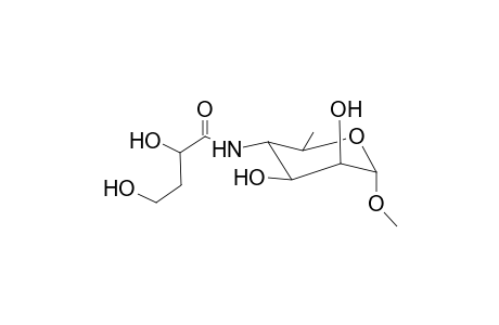 Methyl-4,6-dideoxy-4-(3-deoxy-l-glycero-tetronamido).alpha.d-mannopyranoside