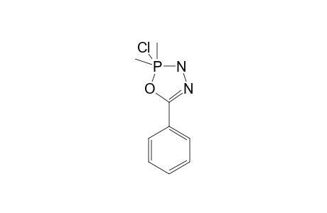 2-CHLORO-2,2,5-TRIMETHYL,5-PHENYL-1,3,4,2(LAMBDA-5)-OXADIAZAPHOSPHOLINE