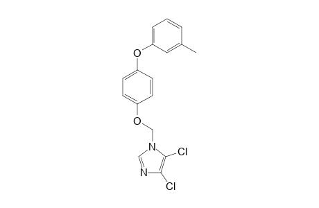 1H-Imidazole, 4,5-dichloro-1-[[4-(3-methylphenoxy)phenoxy]methyl]-