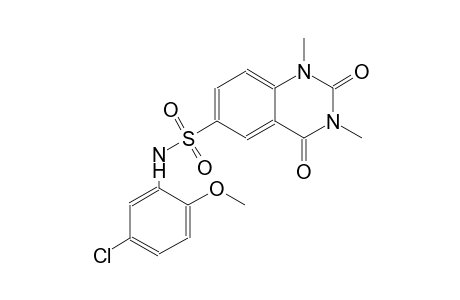 N-(5-chloro-2-methoxyphenyl)-1,3-dimethyl-2,4-dioxo-1,2,3,4-tetrahydro-6-quinazolinesulfonamide