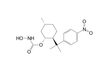 [[(1R,2S,5R)-5-Methyl-2-[1-methyl-1-(4-nitrophenyl)ethyl]cyclohexyl]oxy]carbonylhydroxyamine