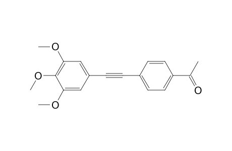 1-[4-[2-(3,4,5-Trimethoxyphenyl)ethynyl]phenyl]ethanone