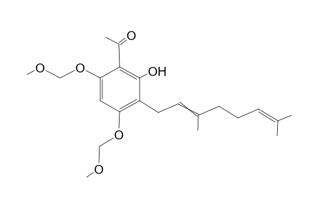 4,6-bis(Methoxymethoxy)-2-hydroxy-3-(1'-geranyl)-Acetophenone