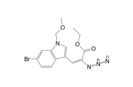 Ethyl .alpha.-Azido-.beta.-(6-bromo-N-methoxymethyl-3-indolyl)propenoate