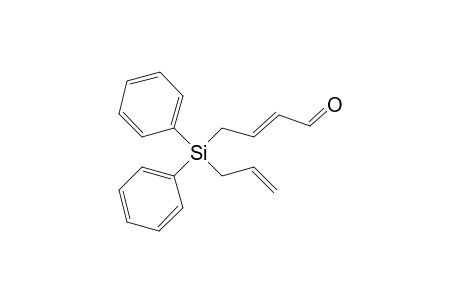 4-(Allyldiphenylsilyl)-but-2-enal