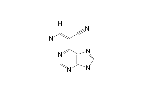 ALPHA-(AMINOMETHYLENE)-6-PURINEACETONITRILE;E-ISOMER