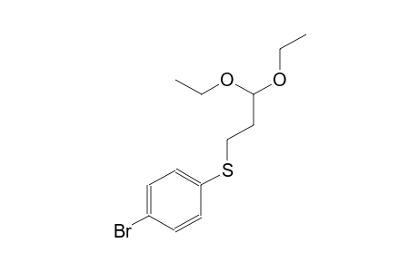 1-bromo-4-[(3,3-diethoxypropyl)sulfanyl]benzene