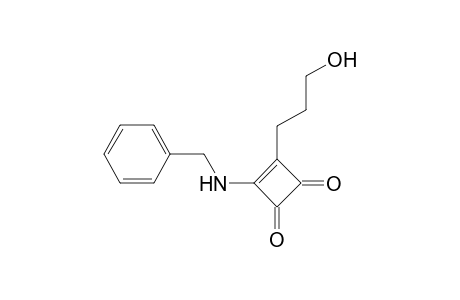 3-(Benzylamino)-4-(3-hydroxypropyl)-3-cyclobutene-1,2-dione