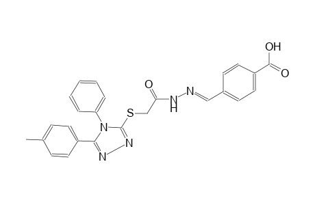 benzoic acid, 4-[(E)-[[[[5-(4-methylphenyl)-4-phenyl-4H-1,2,4-triazol-3-yl]thio]acetyl]hydrazono]methyl]-
