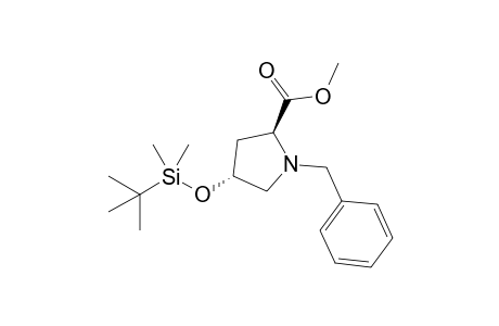 (2S,4R)-1-Benzyl-4-[(tert-butyldimethylsilyl)oxy]-2-methoxycarbonylpyrrolidine