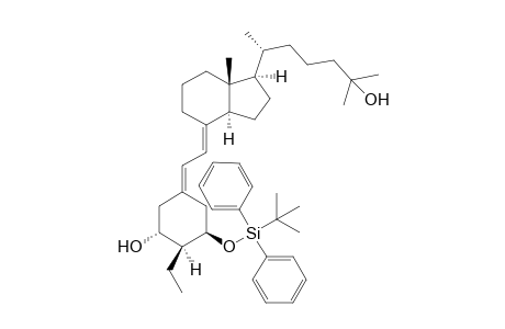 2.alpha.-Ethyl-1.alpha.-t-butyldiphenylsilyloxy-25-hydroxy-19-norvitamin D3