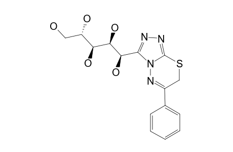 6-PHENYL-3-(D-GLUCO-PENTITOL-1-YL)-7H-1,2,4-TRIAZOLO-[3,4-B]-[1,3,4]-THIADIAZINE