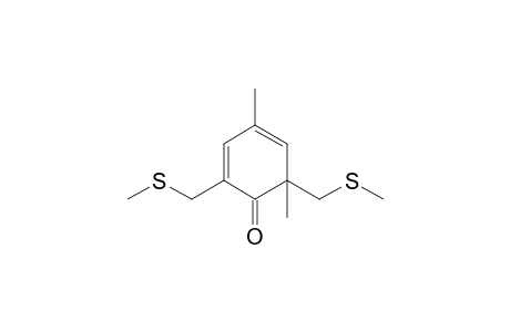 4,6-Dimethyl-2,6-bis(methylsulfanylmethyl)cyclohexa-2,4-dien-1-one