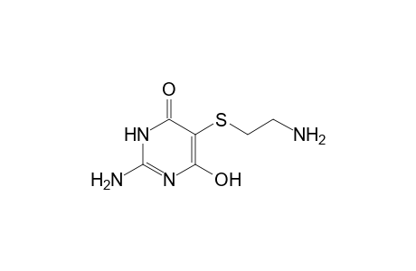 2-Amino-5-(2-aminoethylsulfanyl)-4-hydroxy-1H-pyrimidin-6-one