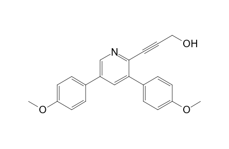 3-[3,5-bis(4-methoxyphenyl)-2-pyridinyl]-2-propyn-1-ol