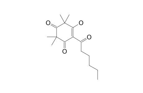5-HYDROXY-4-(1-OXOHEXYL)-2,2,6,6-TETRAMETHYL-4-CYClOHEXENE-1,3-DIONE;PAPUANONE