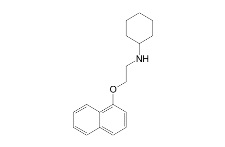 N-[2-(Naphthalen-1-yloxy)ethyl]cyclohexanamine