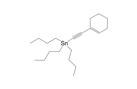 Tributyl(cyclohexenylethynyl)stannane