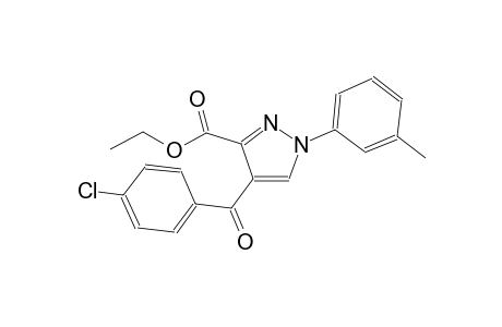 4-(4-Chlorobenzoyl)-1-(m-tolyl)pyrazole-3-carboxylic acid ethyl ester