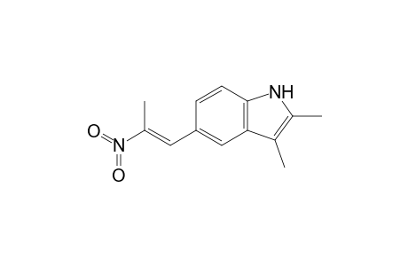 5-[E-1-Nitropropen-2-yl]-2,3-dimethylindole