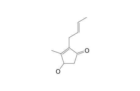 2-[(E)-but-2-enyl]-4-hydroxy-3-methylcyclopent-2-en-1-one