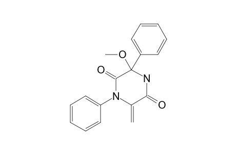 3-Methoxy-6-methylidene-1,3-diphenylpiperazine-2,5-dione