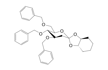 1,5-Anhydro-3,4,6-tris(O-benzyl)-1,1-[1',2'-cyclohexanediyldioxy]-2-deoxyD-arabino-hexitol