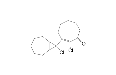 (2Z)-2-chloranyl-3-(8-chloranyl-8-bicyclo[5.1.0]octanyl)cyclooct-2-en-1-one