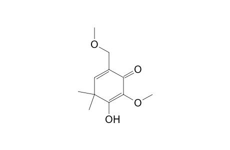 2,5-Cyclohexadien-1-one, 3-hydroxy-2-methoxy-6-(methoxymethyl)-4,4-dimethyl-