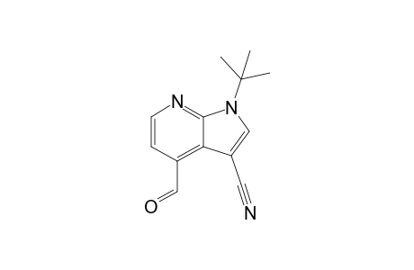1-tert-Butyl-4-formyl-1H-pyrrolo[2,3-b]pyridine-3-carbonitrile