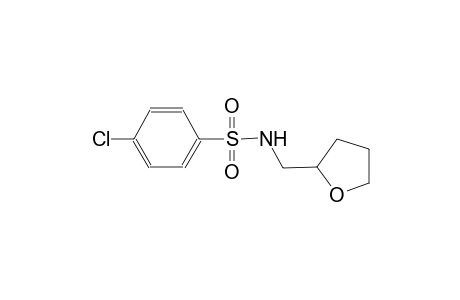 4-chloro-N-(tetrahydro-2-furanylmethyl)benzenesulfonamide
