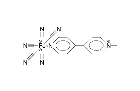 (N-Methyl-4'-pyridinium)-4-pyridine-pentacyano-iron-adduct cation
