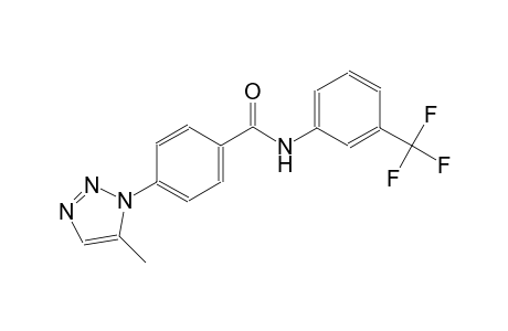benzamide, 4-(5-methyl-1H-1,2,3-triazol-1-yl)-N-[3-(trifluoromethyl)phenyl]-