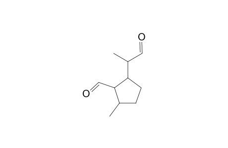 2-(2-keto-1-methyl-ethyl)-5-methyl-cyclopentanecarbaldehyde