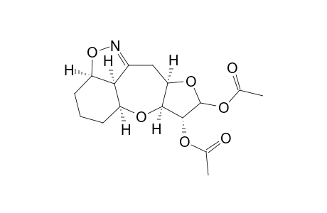 (3aR,4aS,7aR,7bS,10aR)-2,3-Di(acetoxy)-2,3,3a,10a-tetrahydrofuran[4,5-b][1,2]oxazolo[ef]oxepanocyclohexane
