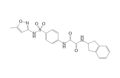 ethanediamide, N~1~-(2,3-dihydro-1H-inden-2-yl)-N~2~-[4-[[(5-methyl-3-isoxazolyl)amino]sulfonyl]phenyl]-