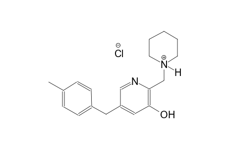 piperidinium, 1-[[3-hydroxy-5-[(4-methylphenyl)methyl]-2-pyridinyl]methyl]-, chloride