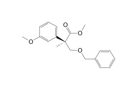 (2R)-2-(3-methoxyphenyl)-2-methyl-3-phenylmethoxypropanoic acid methyl ester